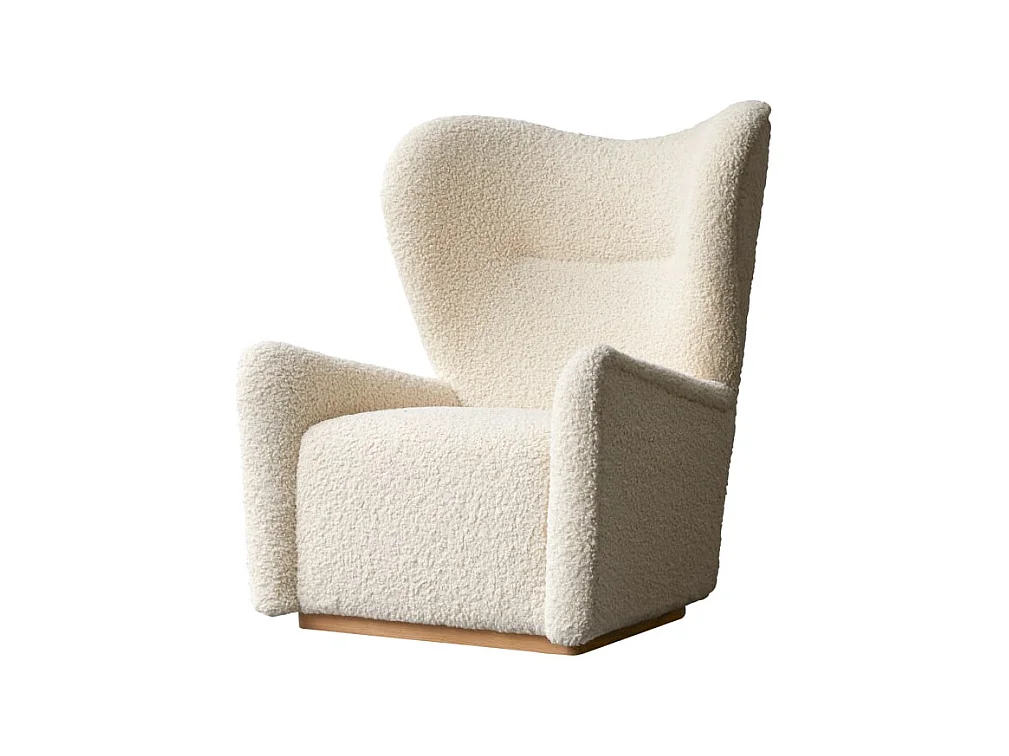 Poltrona in tessuto Sherpa, 1 posto