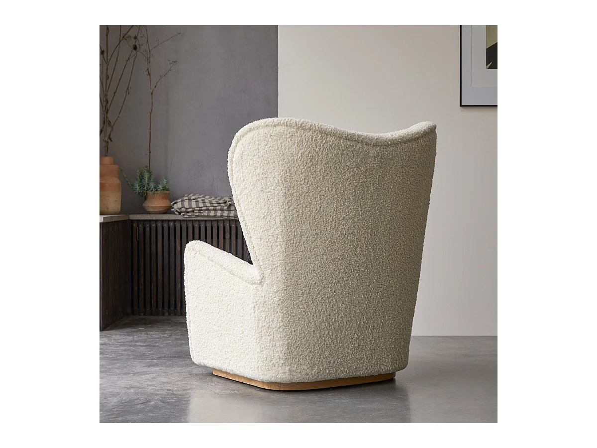 Poltrona in tessuto Sherpa, 1 posto