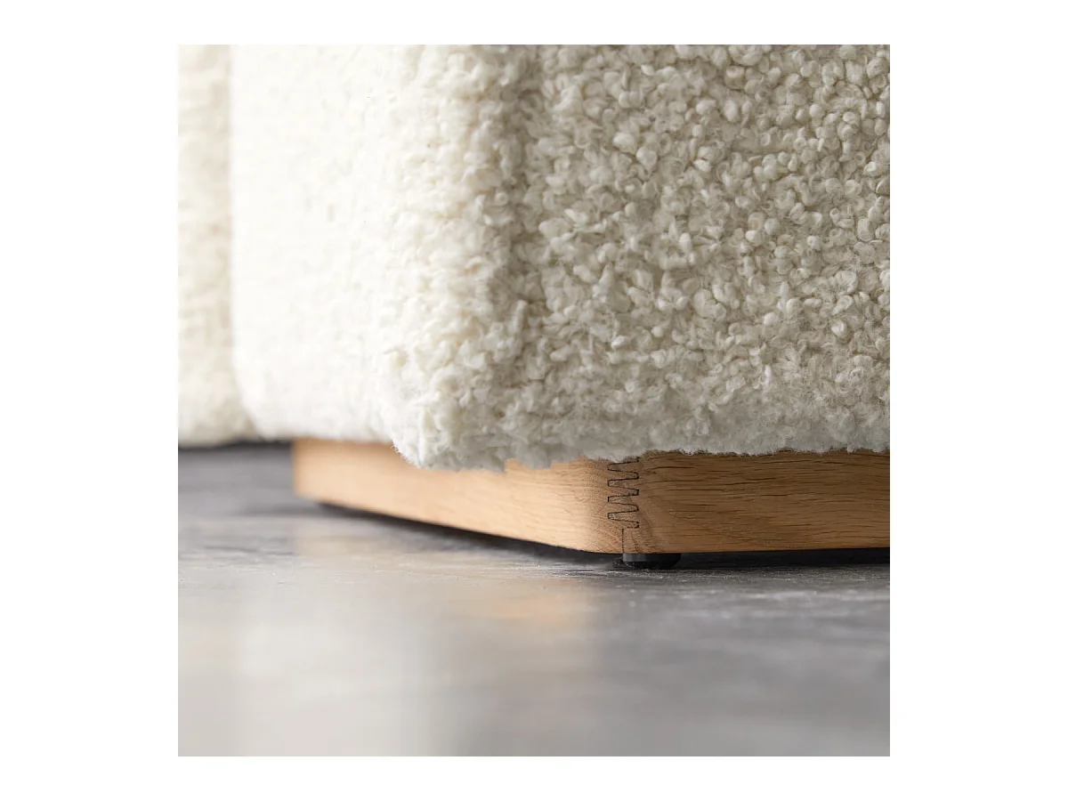 Poltrona in tessuto Sherpa, 1 posto