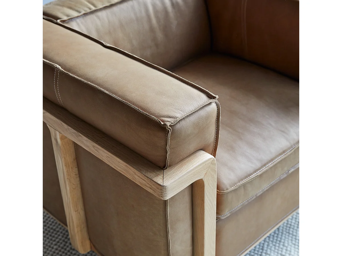 Poltrona in pelle Cobbelwood Cheyenne, 1 posto