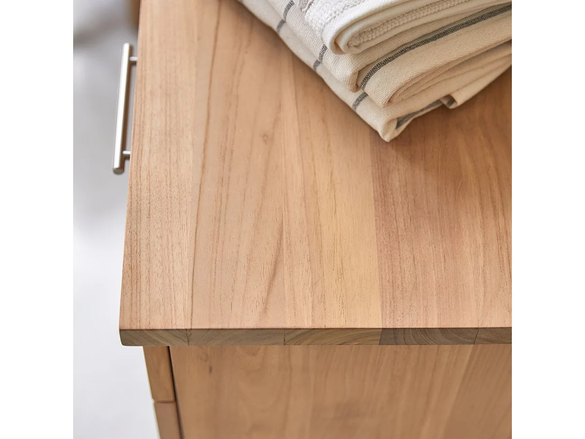 Badschrank aus Teak 45 cm Massivholz kombinierbar