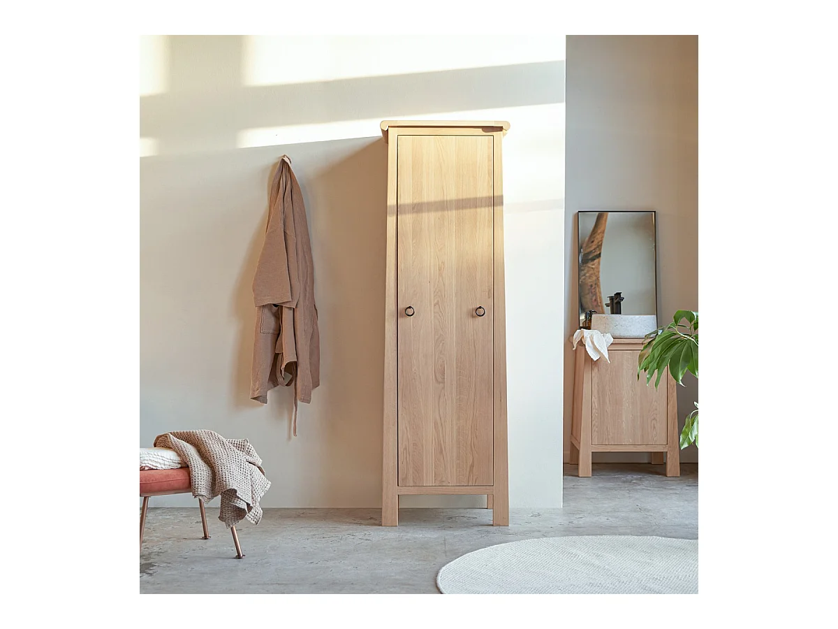 Colonne en bois de chêne 190 Volute