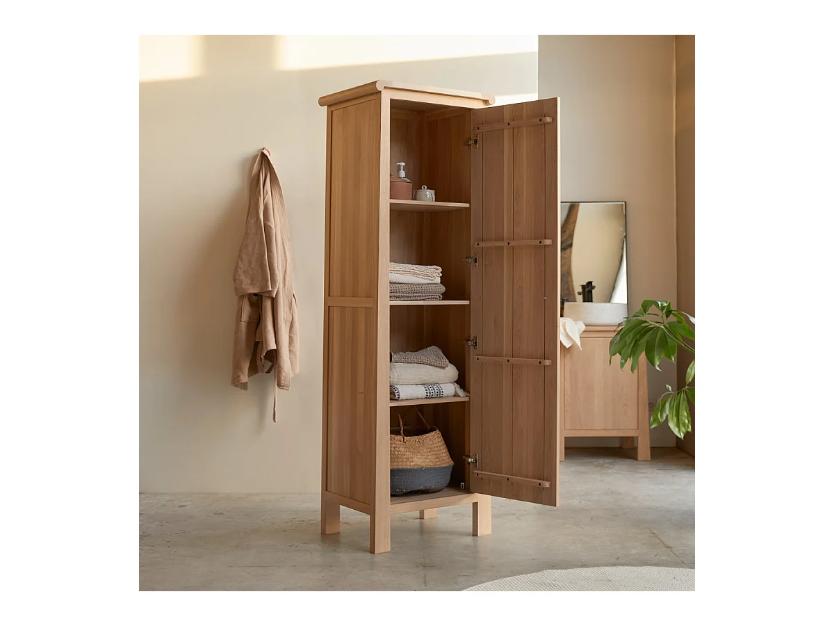 Colonne en bois de chêne 190 Volute