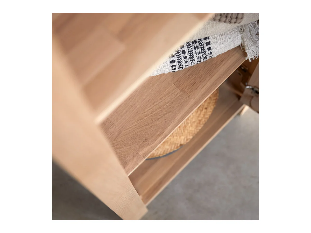 Colonne en bois de chêne 190 Volute