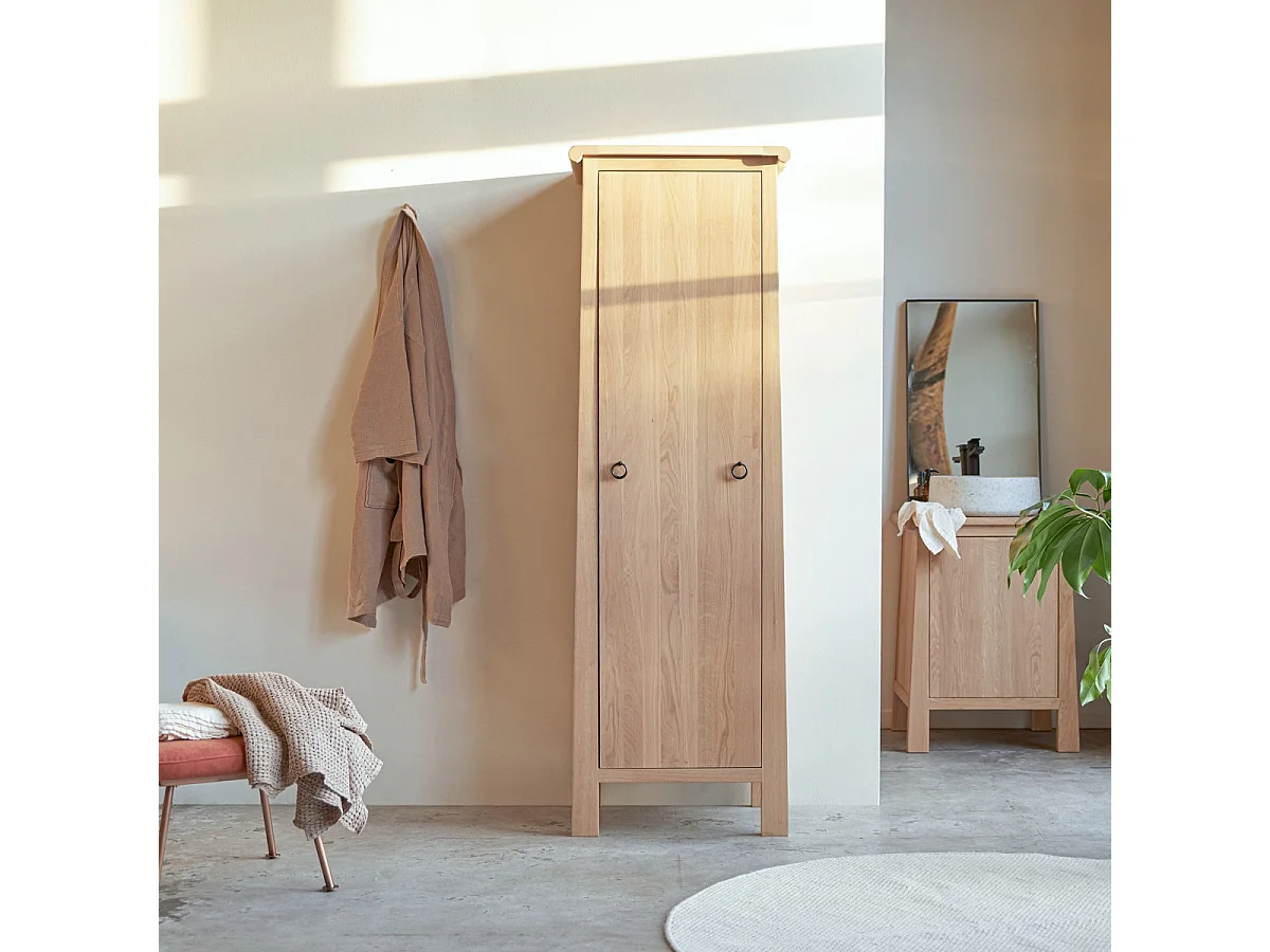 Hochschrank Volute aus Eichenholz 190