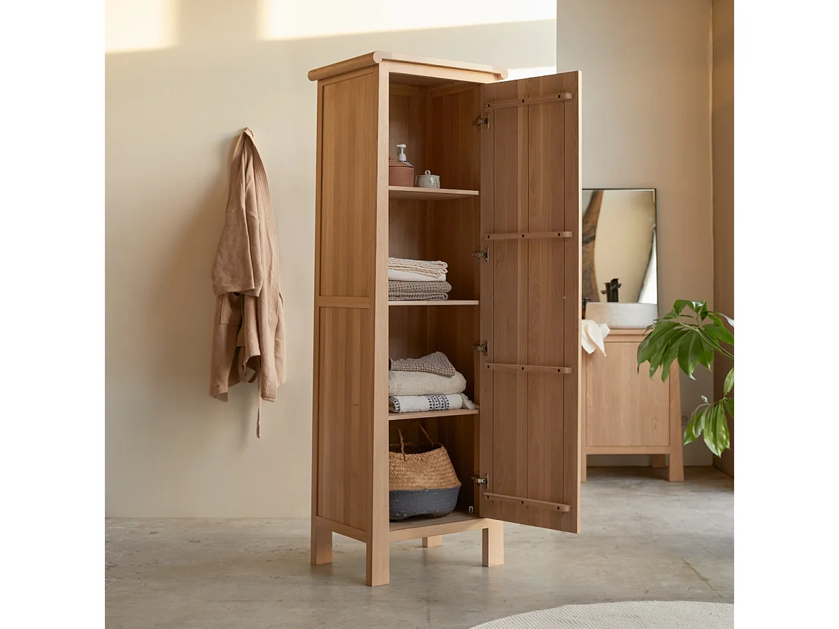 Hochschrank Volute aus Eichenholz 190