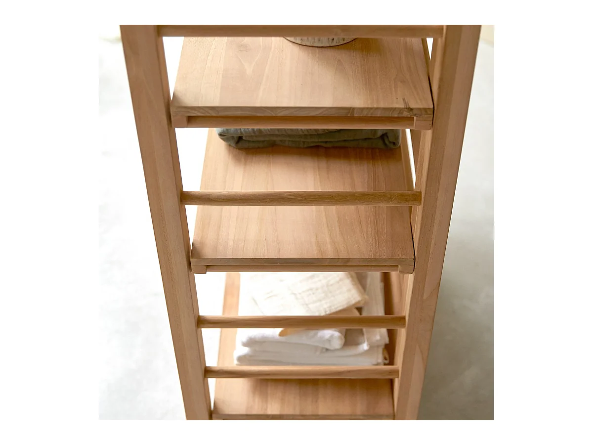 Etagère de Salle de bain en bois de teck 115 Sera