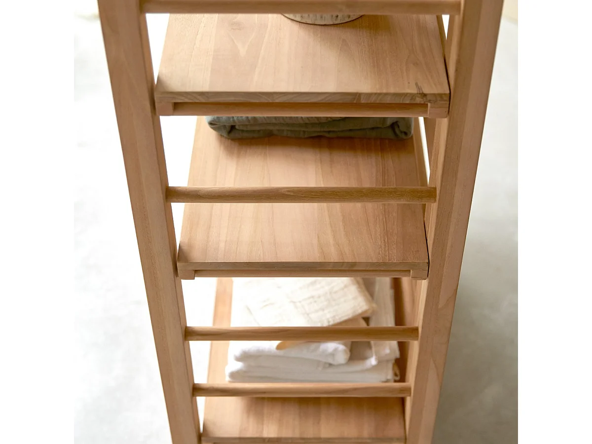 Regal für Badezimmer aus Teakholz 115 Sera
