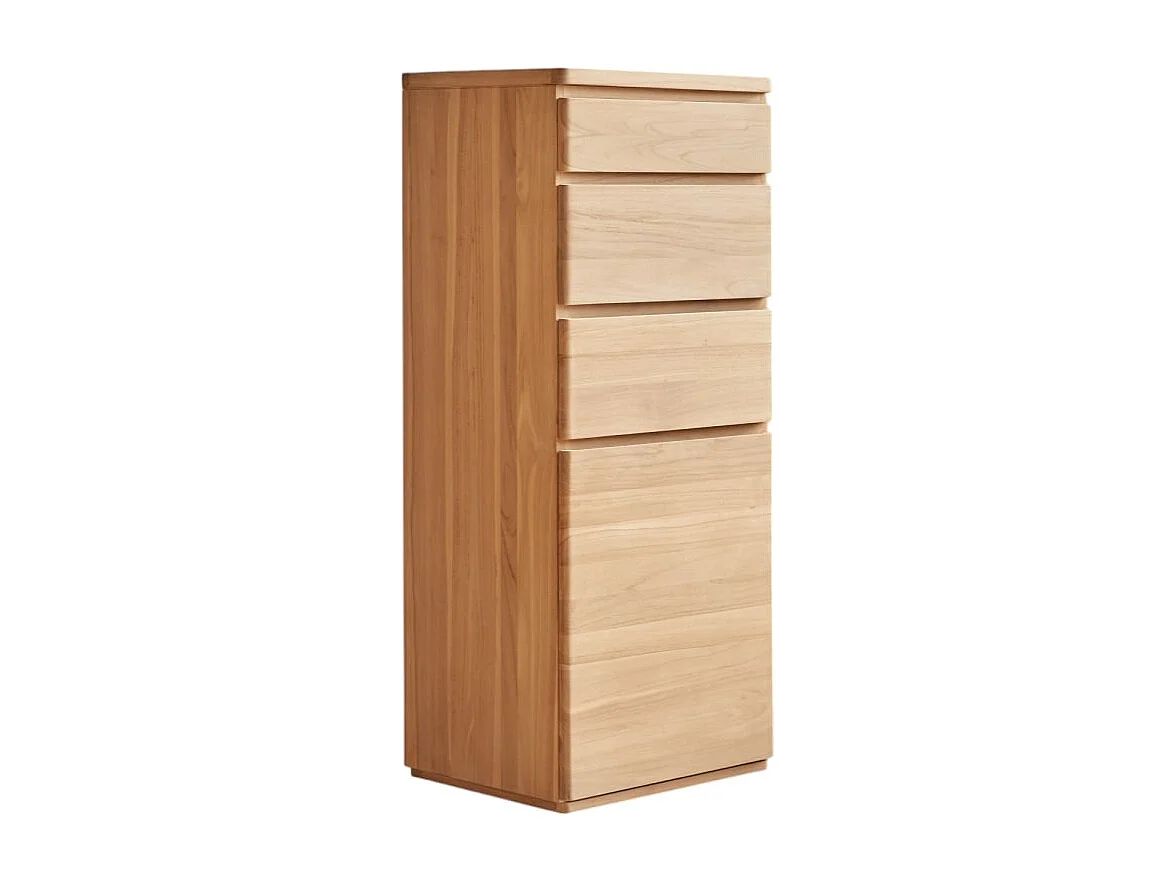 Hochschrank Nino aus massivem Teakholz