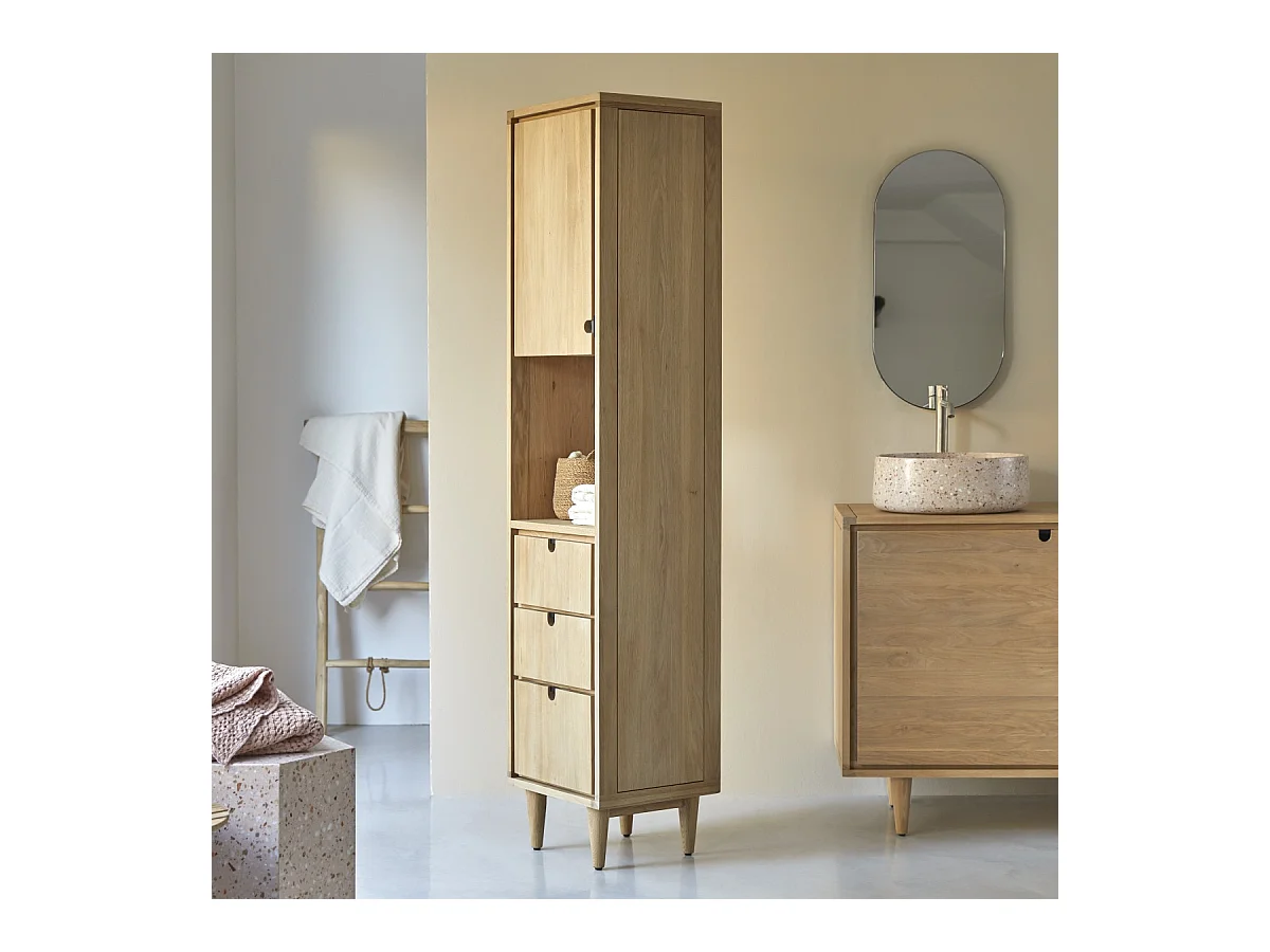 Colonne en bois de chêne 180 Jonàk