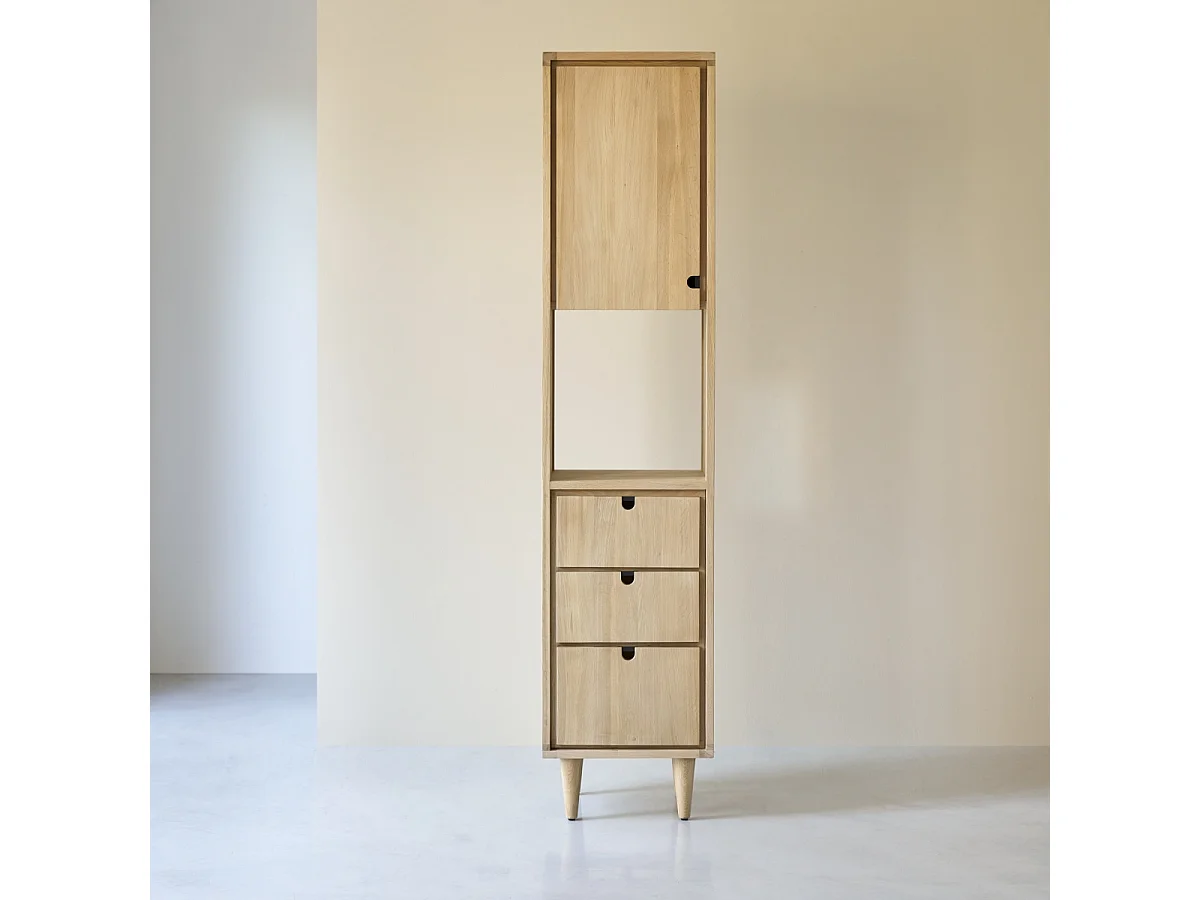 Hochschrank aus Eichenholz 180 Jonàk