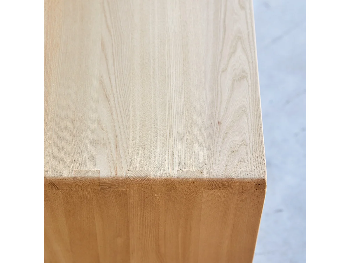 Mobile TV in legno di olmo e canna Luis 140 cm