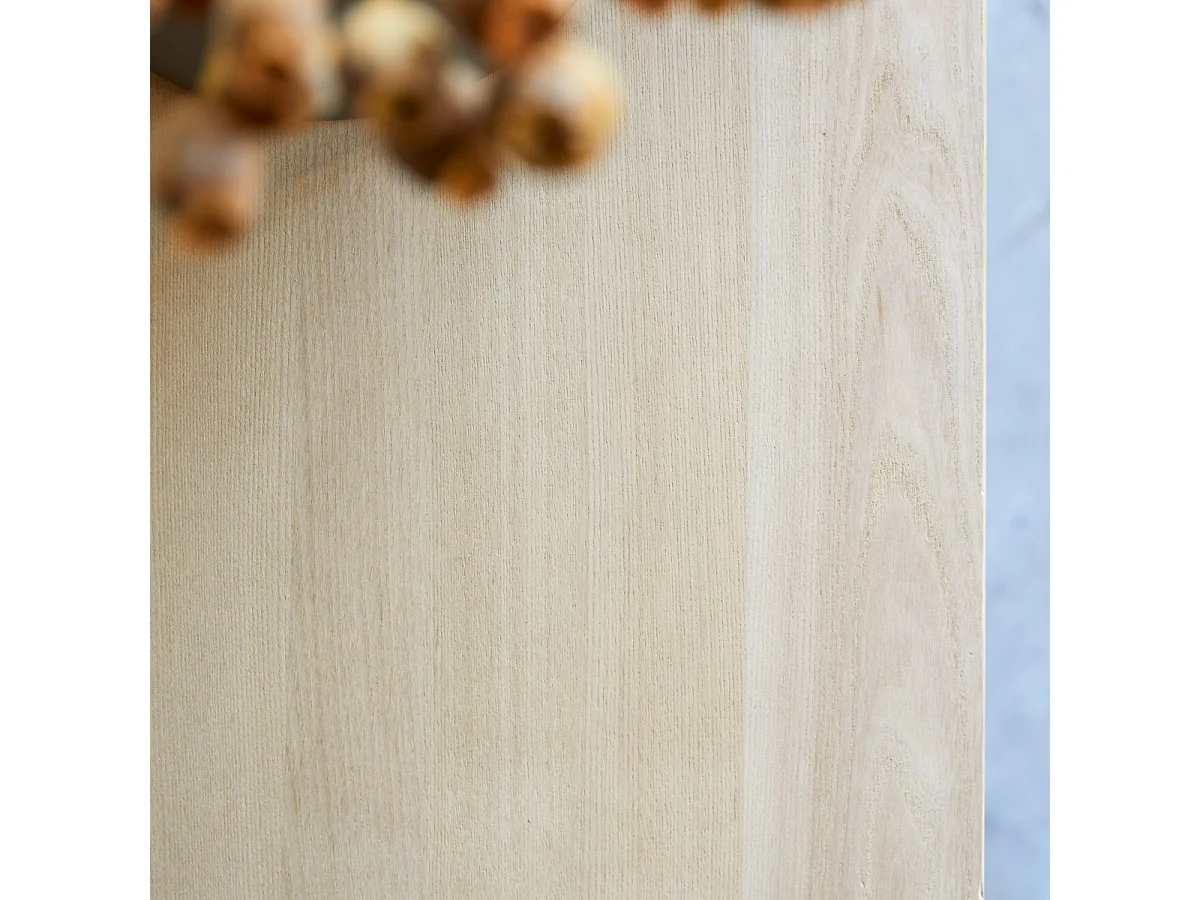 Mobile TV in legno di olmo e canna Luis 140 cm