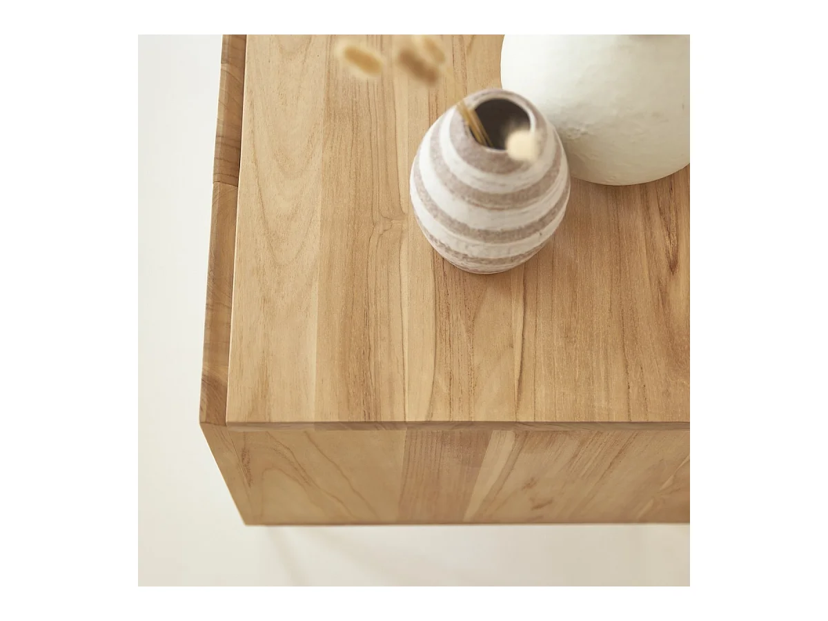 Hoher TV-Schrank aus Teakholz 170 Honorine