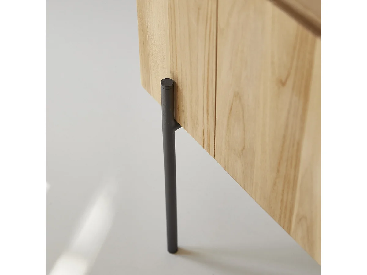 Hoher TV-Schrank aus Teakholz 170 Honorine