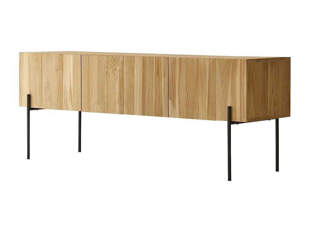 Hoher TV-Schrank aus Teakholz 170 Honorine