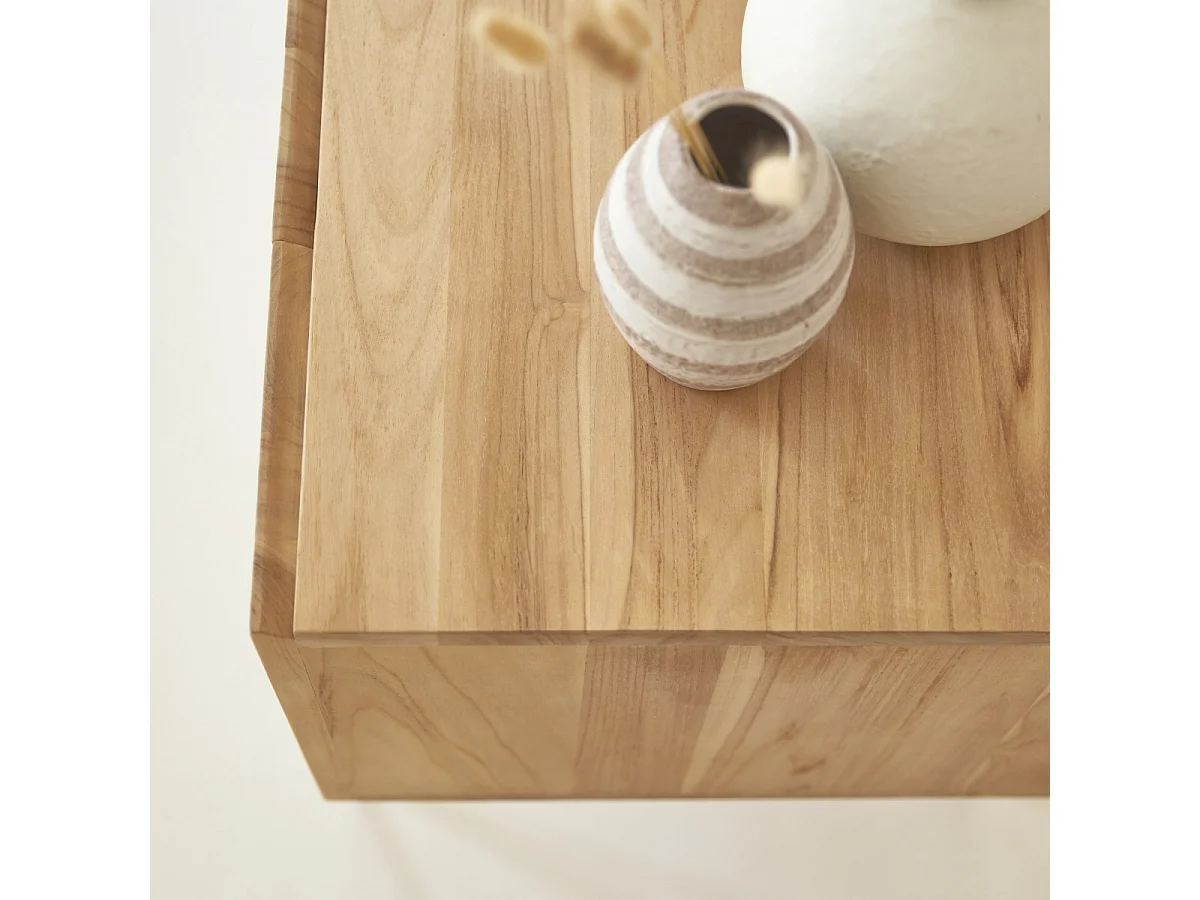 Hoher TV-Schrank aus Teakholz 170 Honorine