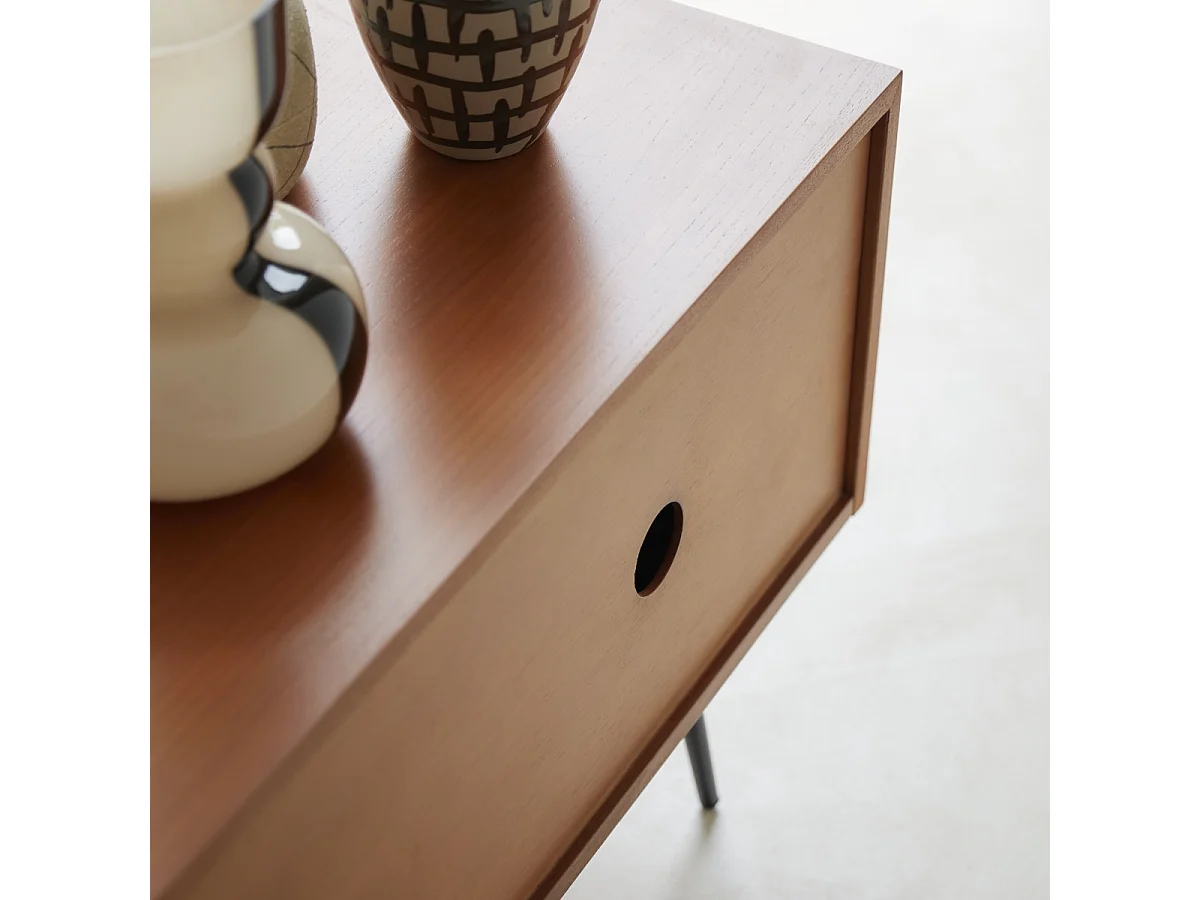 Meuble TV en bois de teck 155 Simen