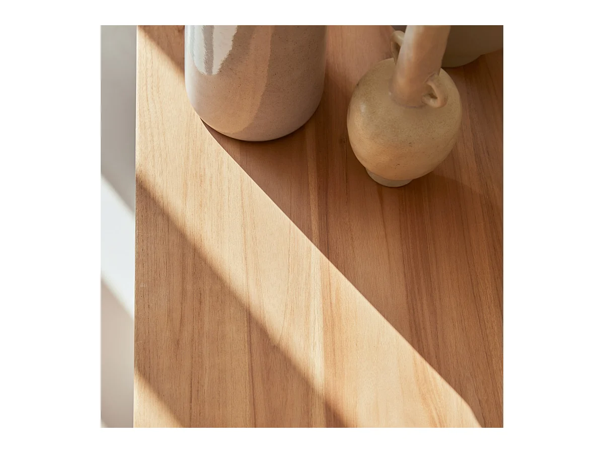 TV-Rack TV Bank massives Teak TV Möbel Neu Tikamoon lowboard sideboard Natur