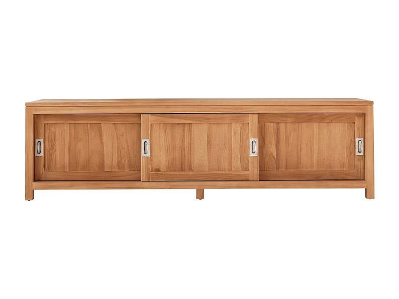 Meuble TV en bois de teck 180 Coffee Tek Slide