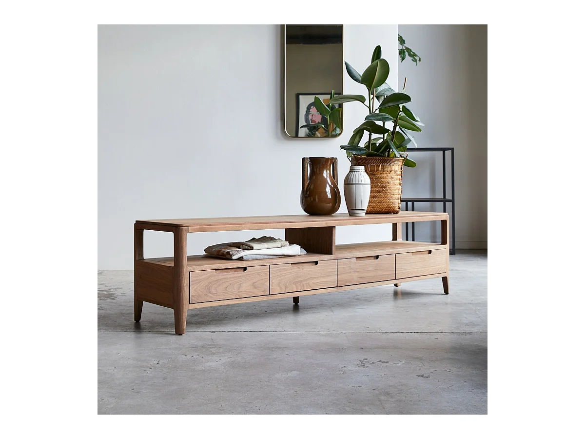 TV-Schrank aus Nussbaumholz 180 Arto