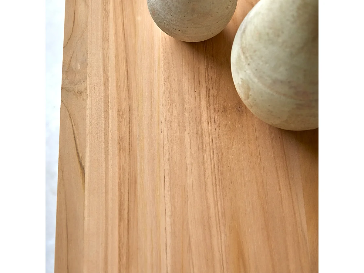 Meuble TV en bois de teck 155 Minimalys