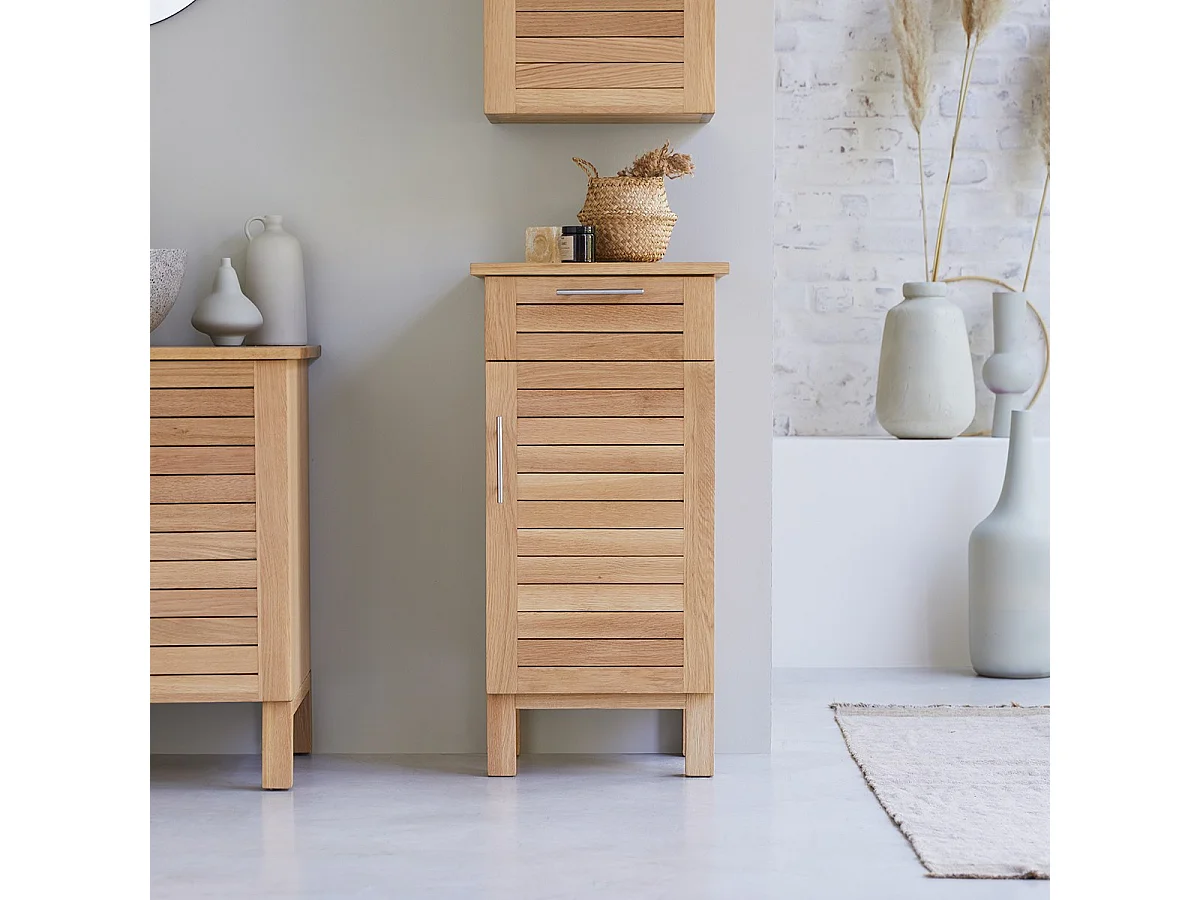 Modularer Stehschrank aus Eichenholz 45 Soho