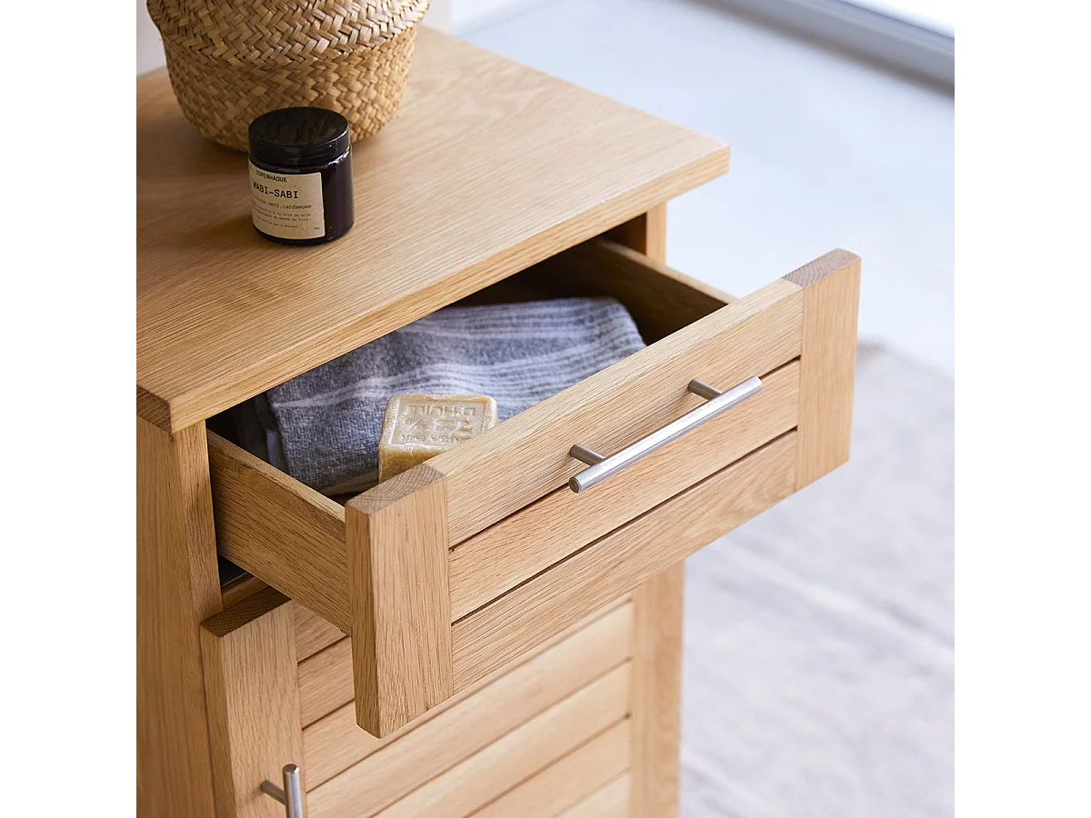 Modularer Stehschrank aus Eichenholz 45 Soho