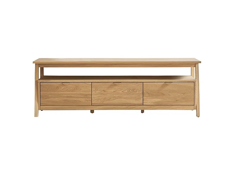 Meuble TV en bois de chêne 150 Pola