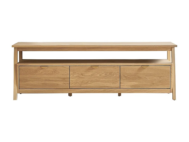 Meuble TV en bois de chêne 150 Pola