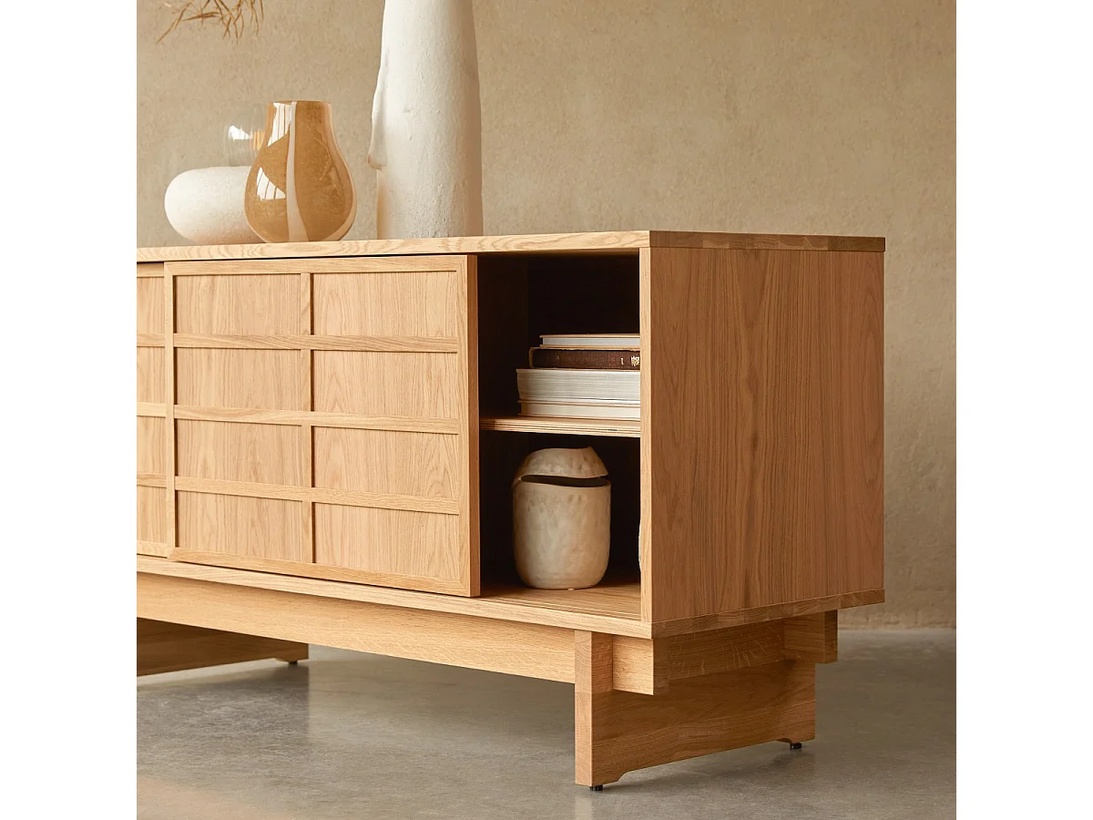TV-Schrank Miu aus Eichenholz 135