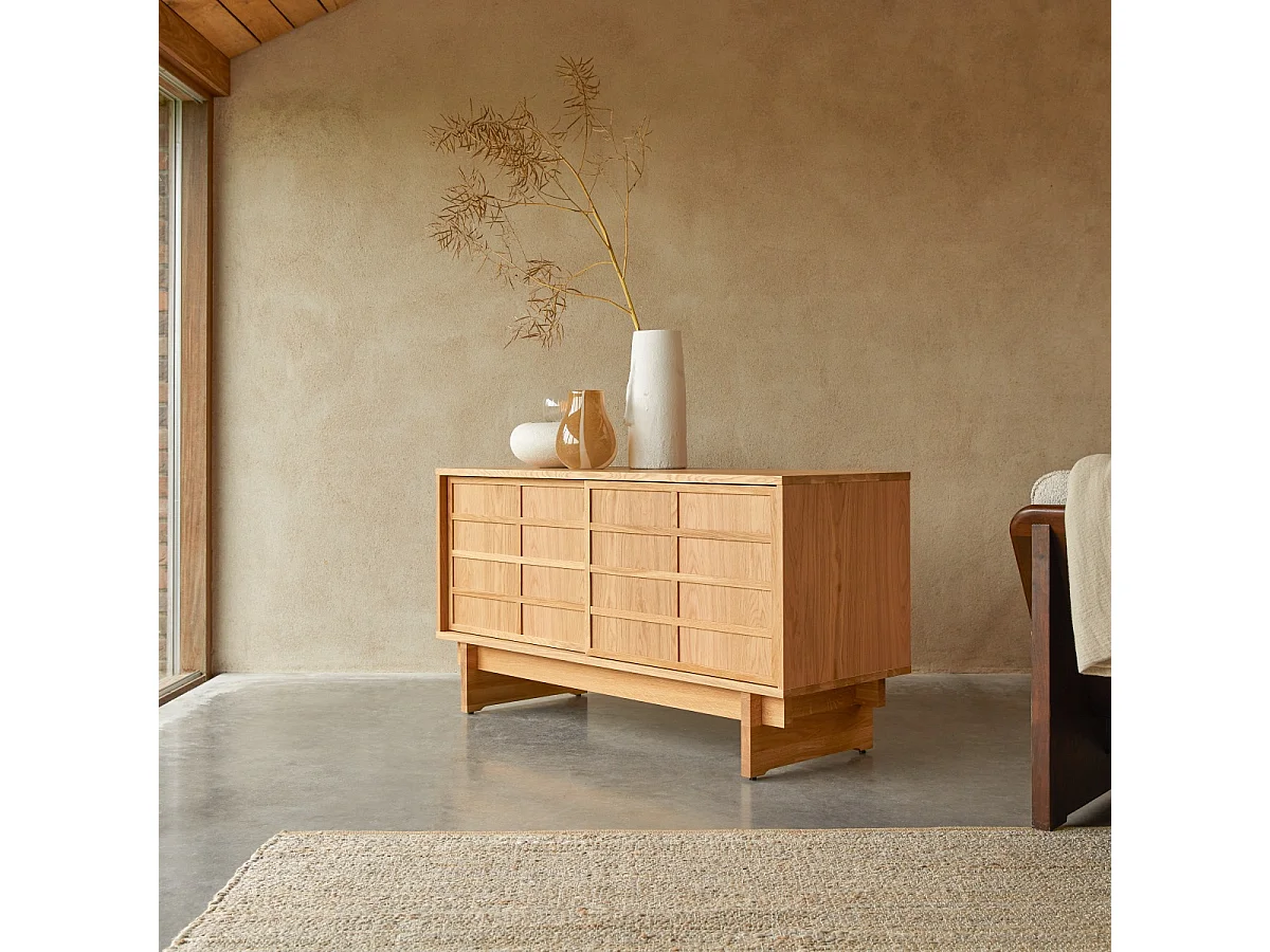 TV-Schrank Miu aus Eichenholz 135