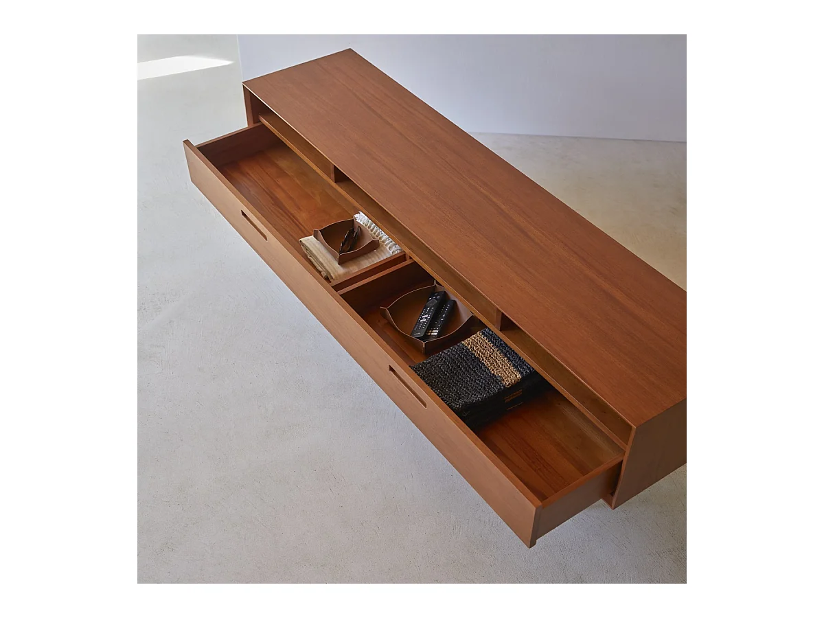 Mobile TV  in legno di mogano 180 Magda 50's