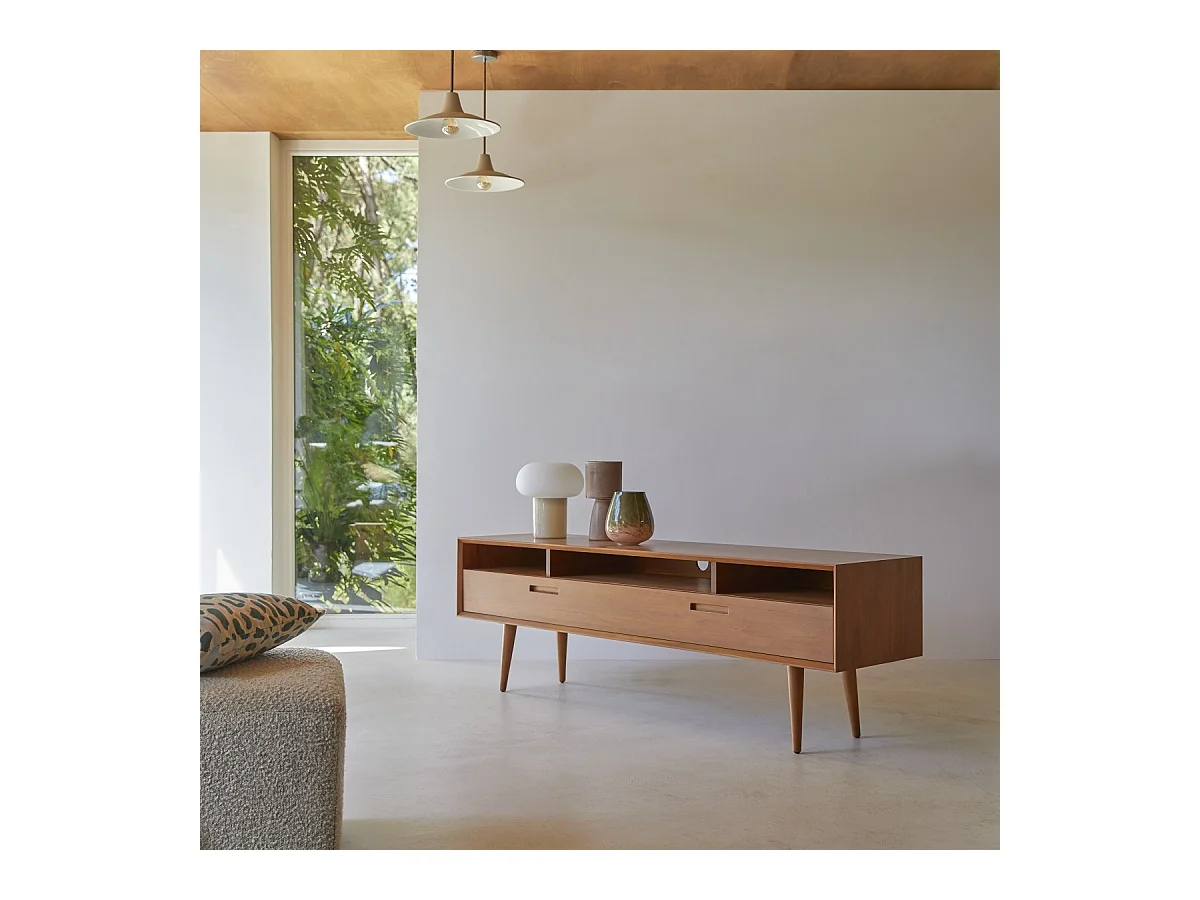 Mobile TV  in legno di mogano 180 Magda 50's