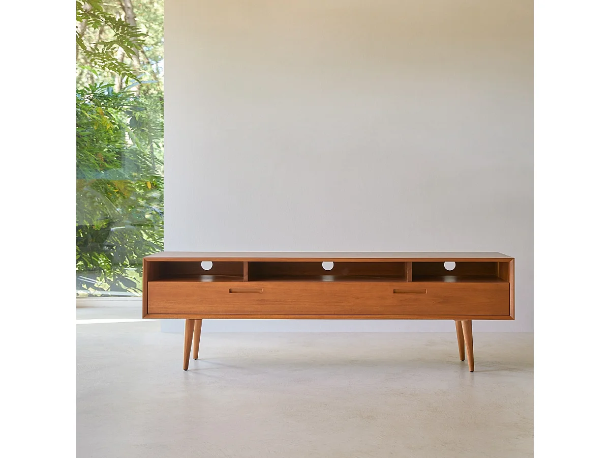 Mobile TV  in legno di mogano 180 Magda 50's