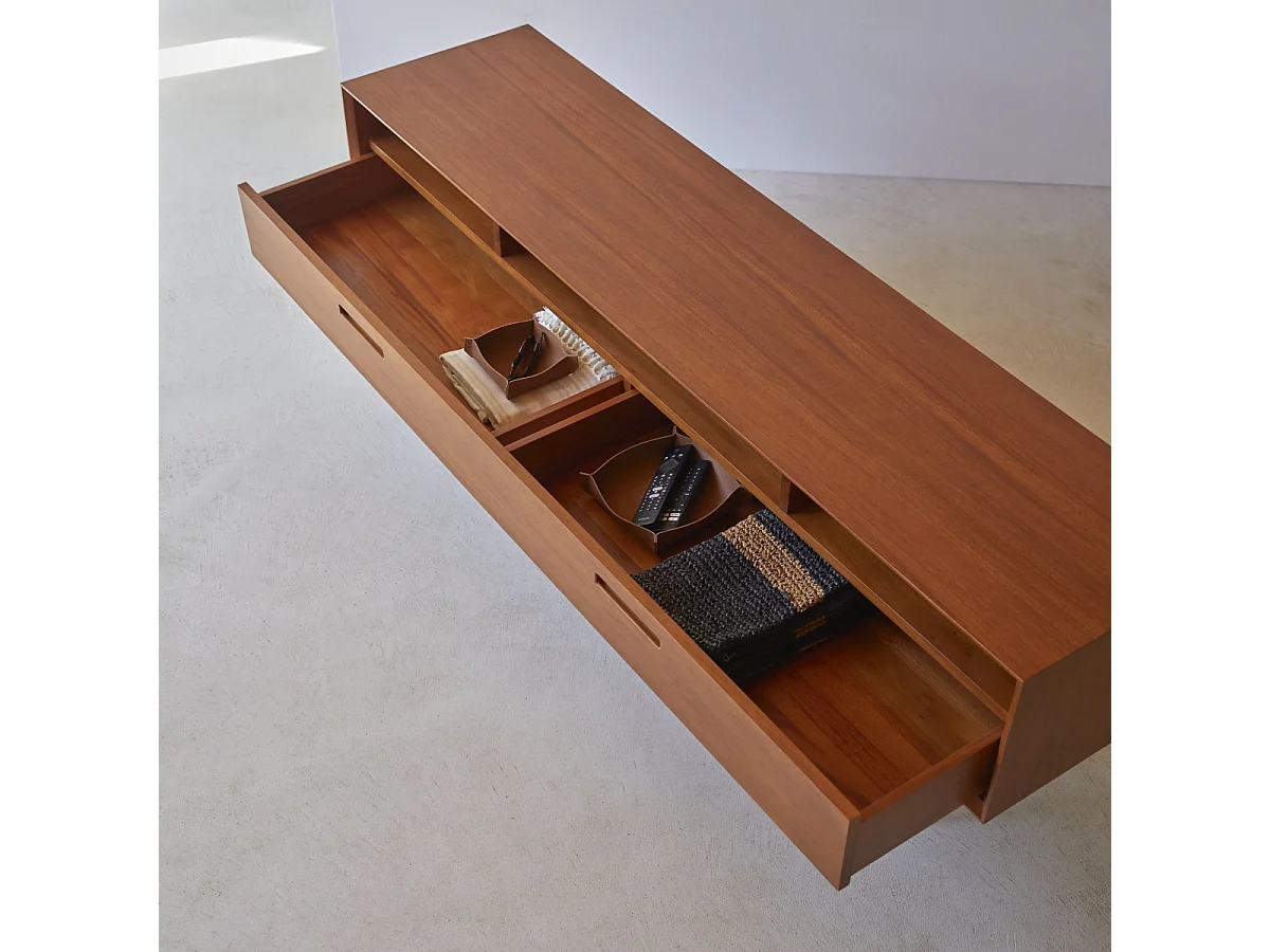 Mobile TV  in legno di mogano 180 Magda 50's