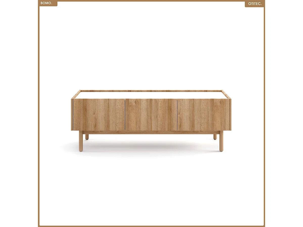 Meuble TV - L.144 x H.48 x P.37 - BOMO