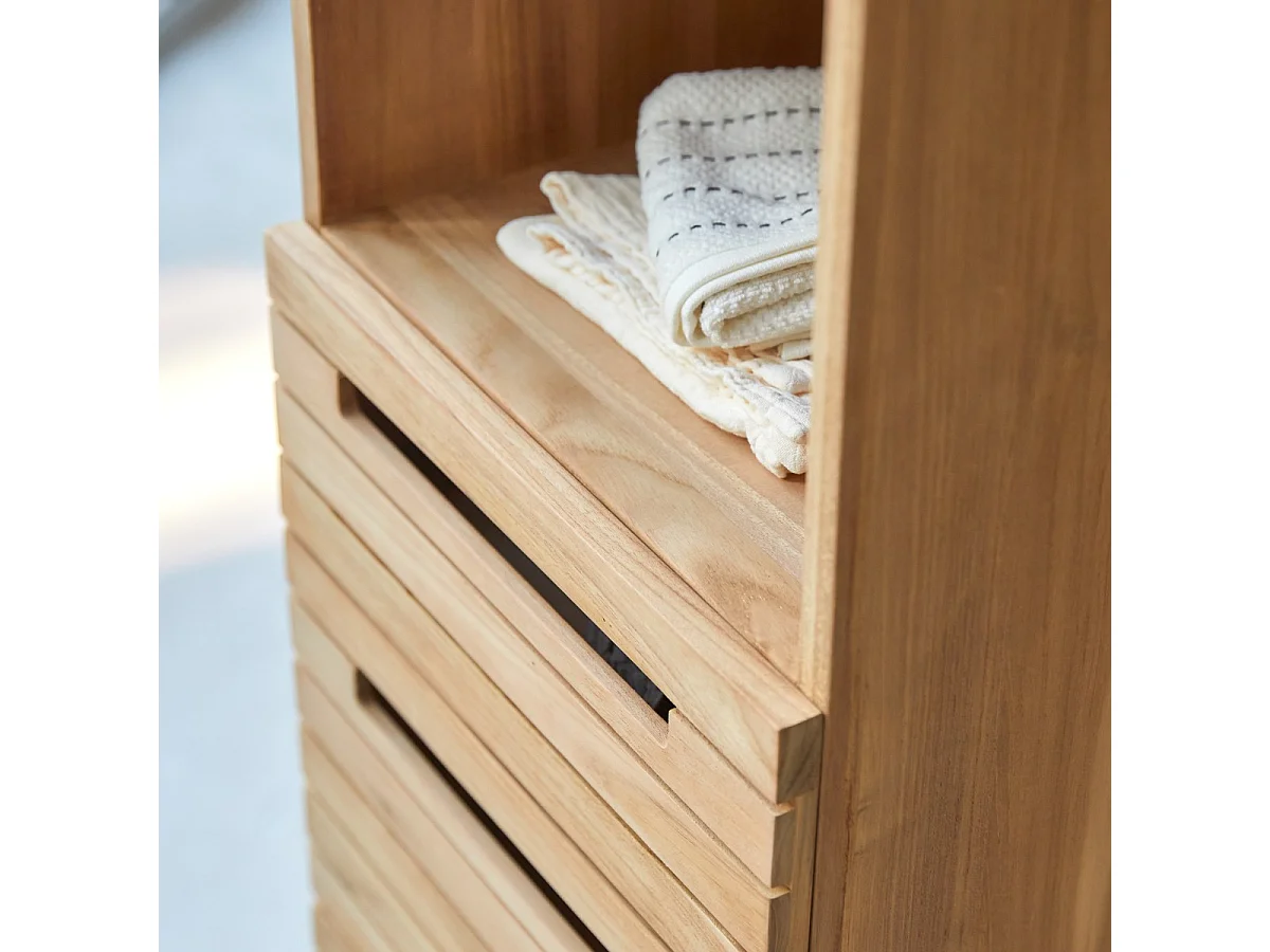 Colonne en bois de teck 180 Slats