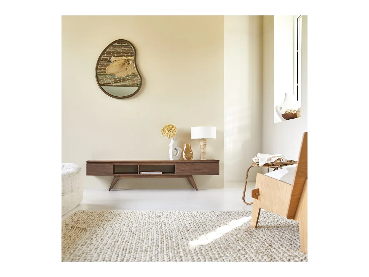 Mobile TV in legno di noce 180 Esmée