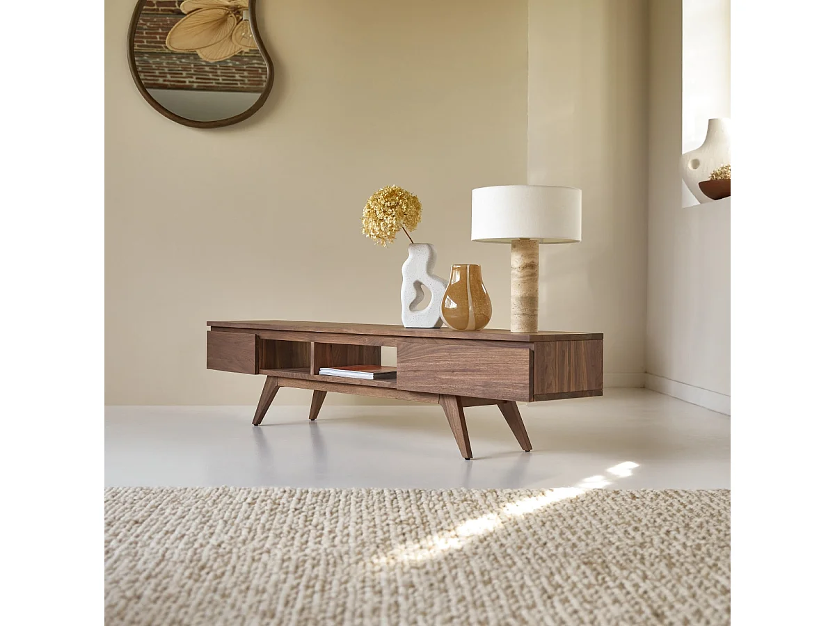 Mobile TV in legno di noce 180 Esmée