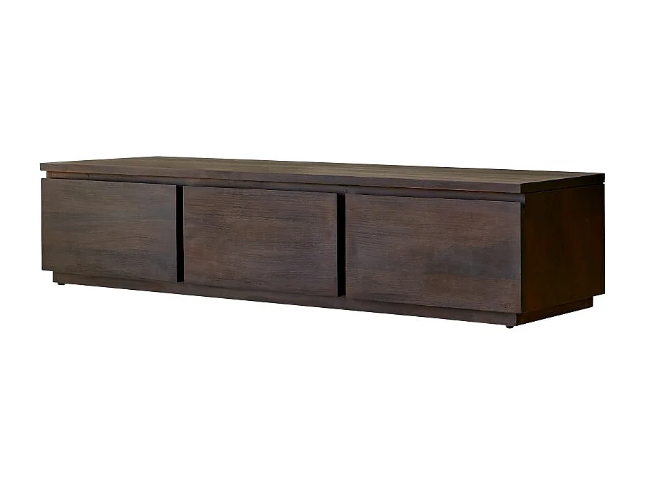 Meuble TV en bois d'acajou 135 Eva