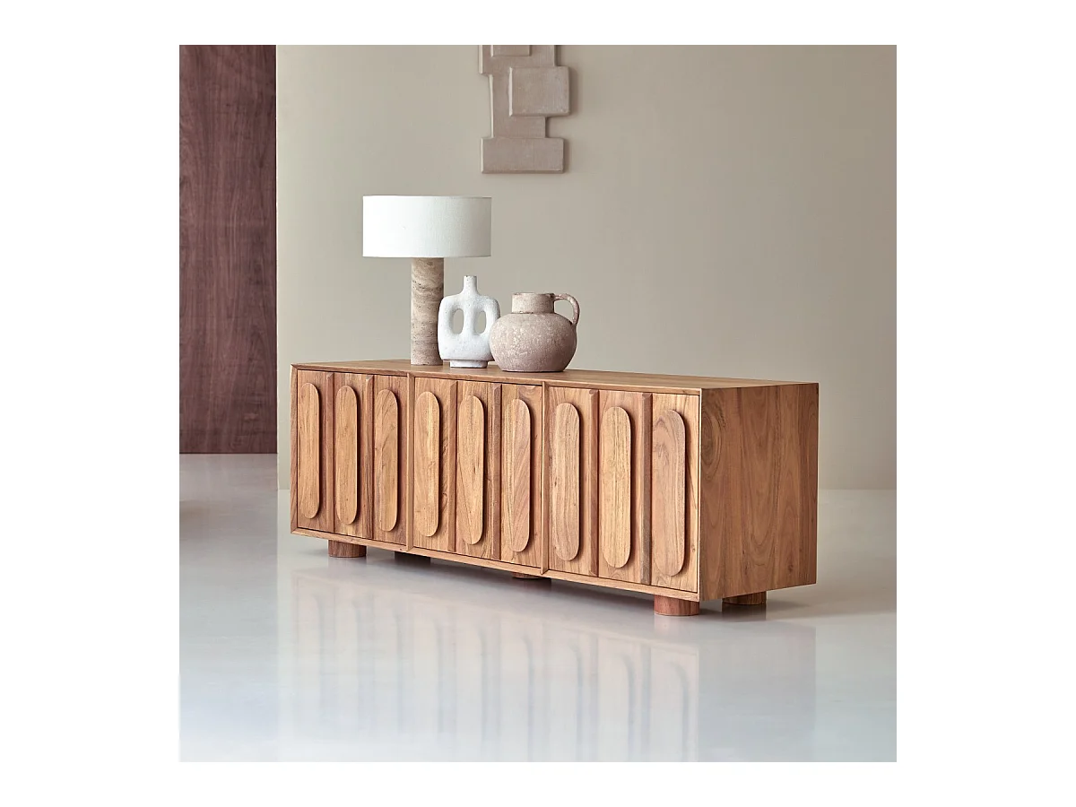 Mobile TV in legno di acacia 145 Olga