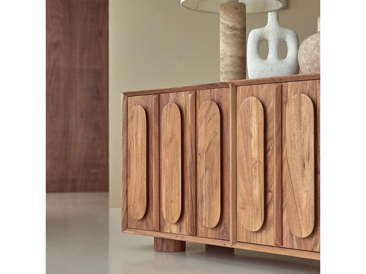 Mobile TV in legno di acacia 145 Olga