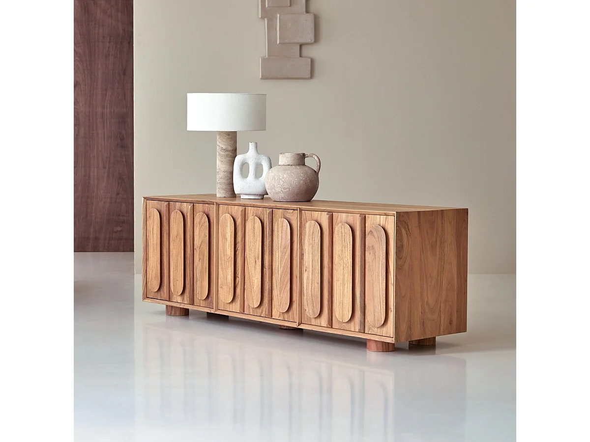 Mobile TV in legno di acacia 145 Olga