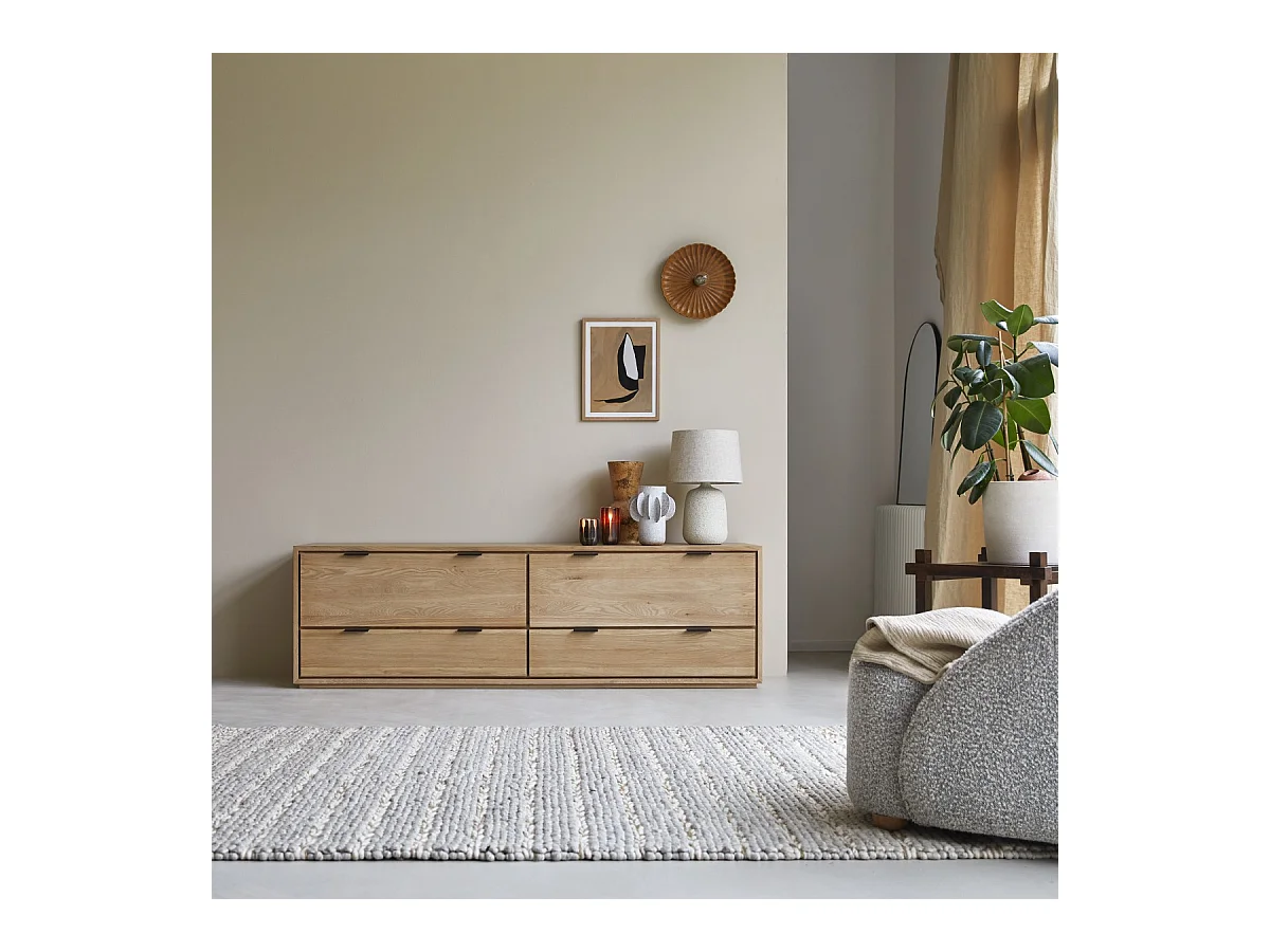 Mobile TV in legno di quercia 180 Senson