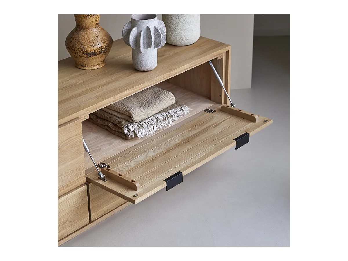 Mobile TV in legno di quercia 180 Senson