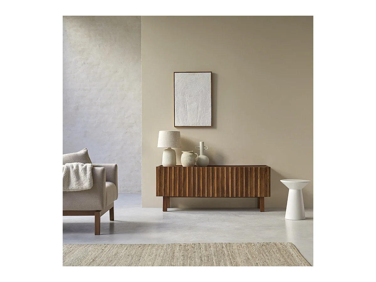 TV-Schrank Milo aus massivem Mangoholz 140 cm