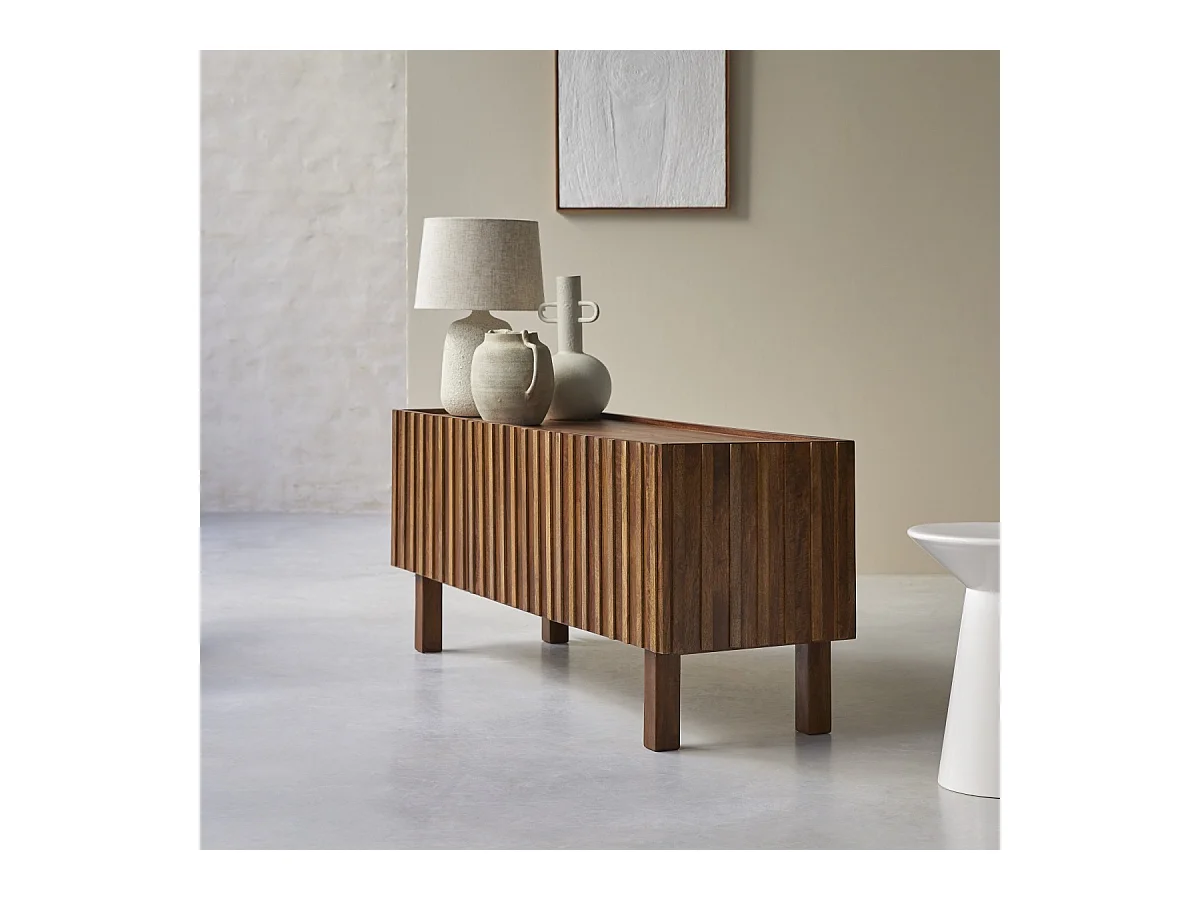 TV-Schrank Milo aus massivem Mangoholz 140 cm