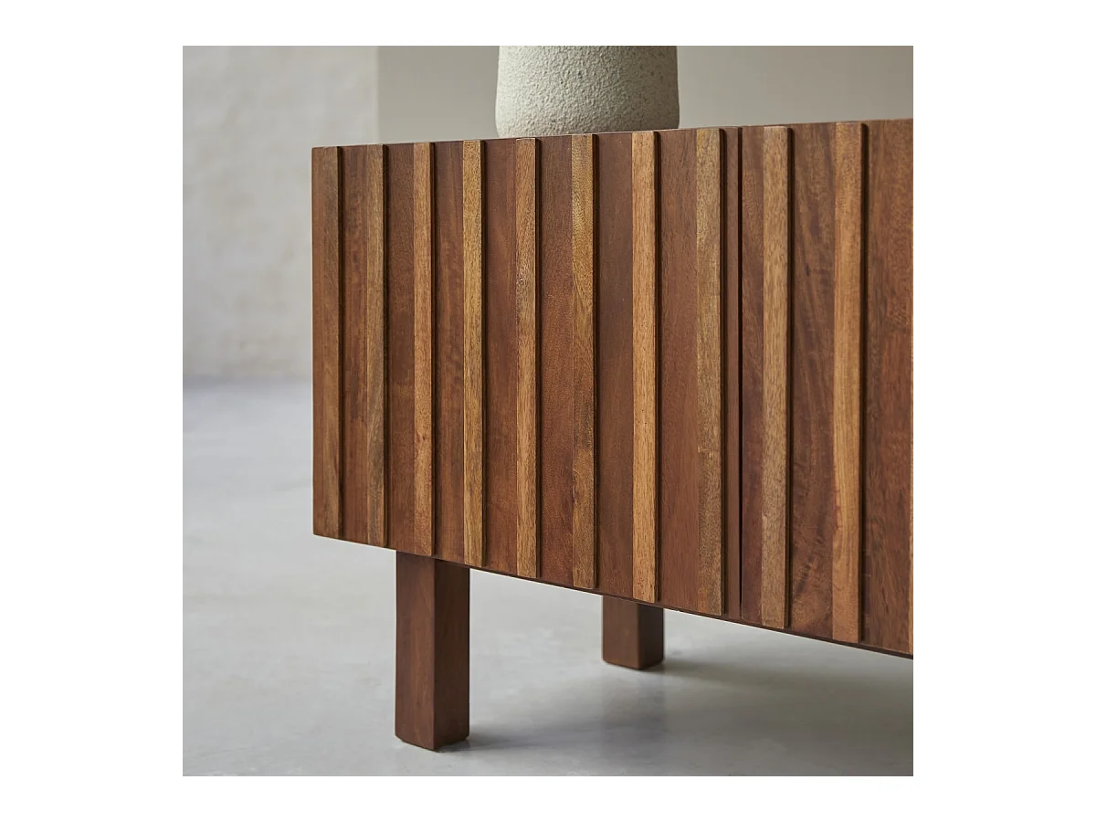 TV-Schrank Milo aus massivem Mangoholz 140 cm