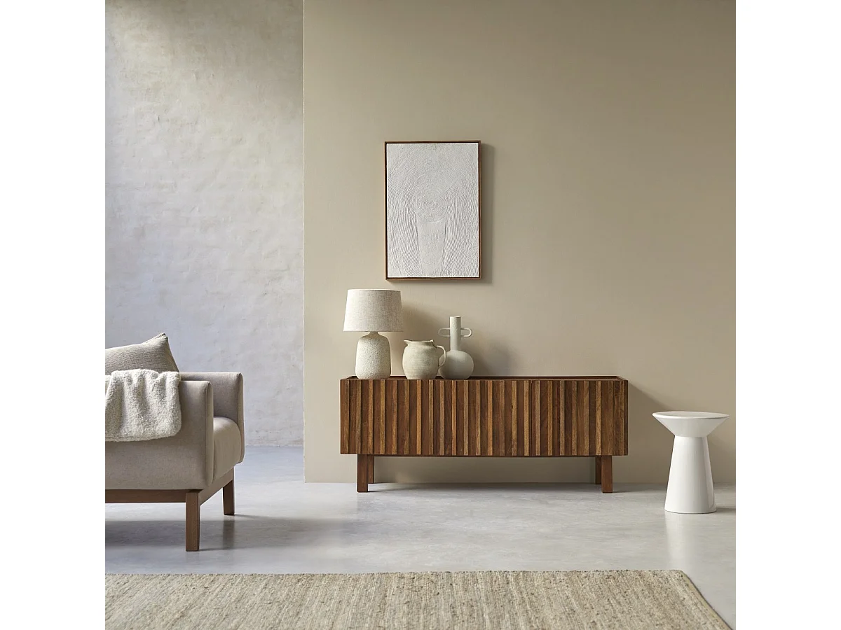 TV-Schrank Milo aus massivem Mangoholz 140 cm